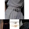 Elegant Rose Elastic Waistband For Dresses Charming Metal Waist Belt 2023 Collection