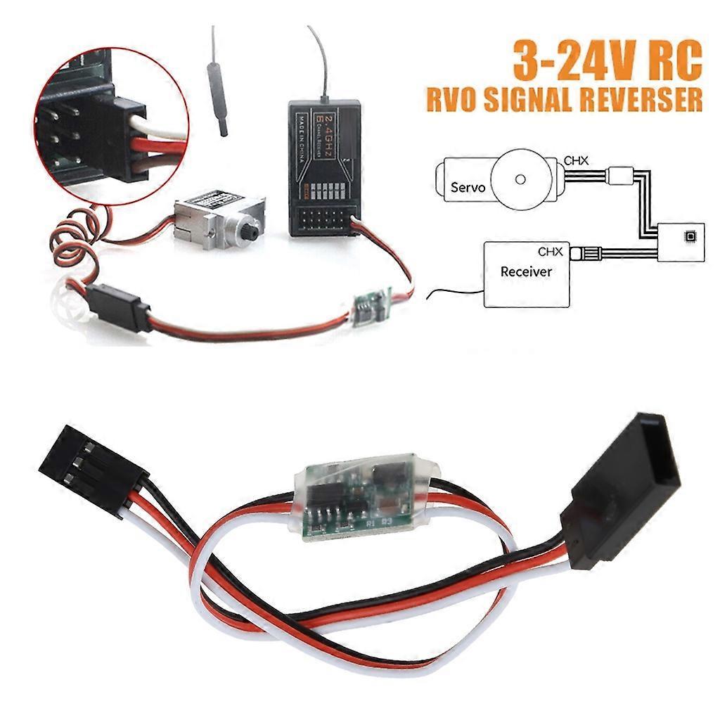Universeller RC-Servo-Signalumkehrer Rotationsumkehrer 3-24V für Flugzeugspielzeug-