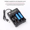 18650 Lithium Battery Charging Adapter 4 Slot USB Intelligent Battery Holder For 10440 14500 16340 16650 14650 18350 Battery