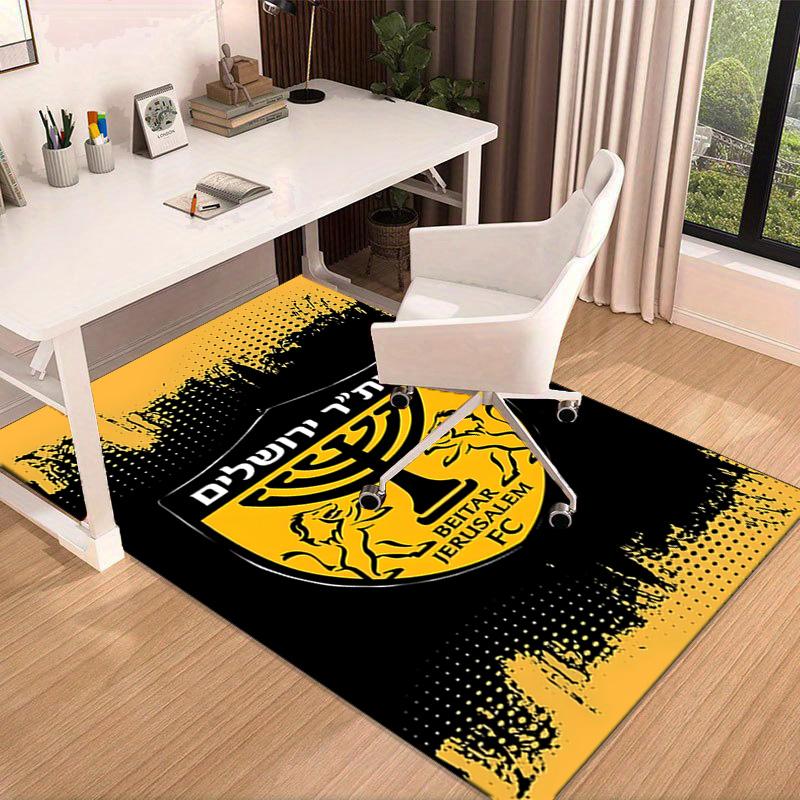 Beitar Football Club Printed Area Rug for Office, Chair Rug, Decorative Carpet Floor Mat, Large Size Fan gifts Christmas gifts