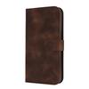 For iPhone 15 Plus/14 Plus Wallet Case Double Folded Edge Skin Touch PU Leather Flip Phone Cover