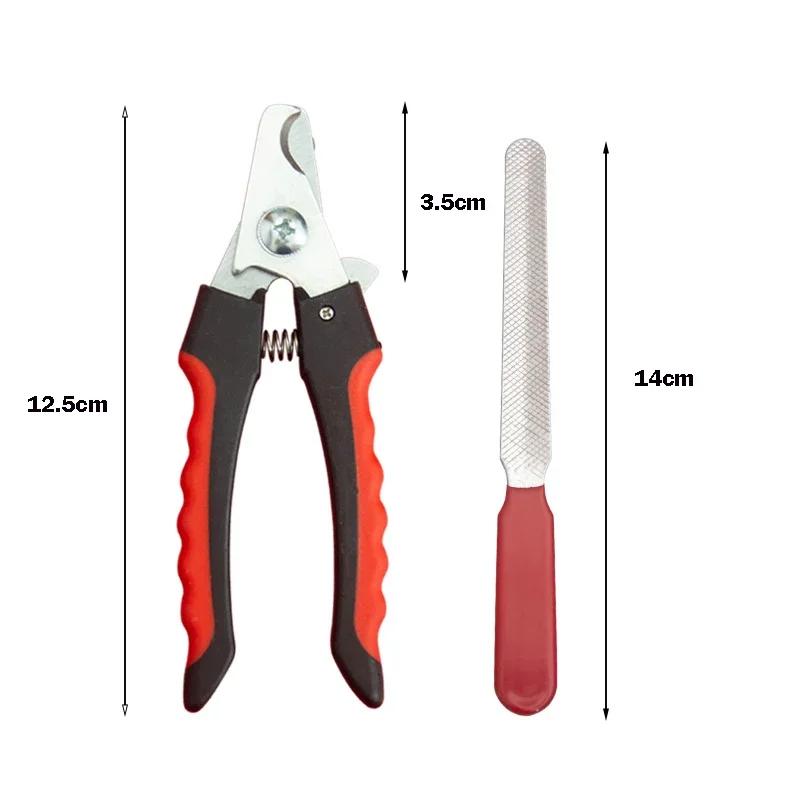 

Dog Nail Trimmers and Cat Nail Clipper Set Professional Dog Nail Clippers for Small Breeds Pet Trimmers Safe Cat Claw Clippers
