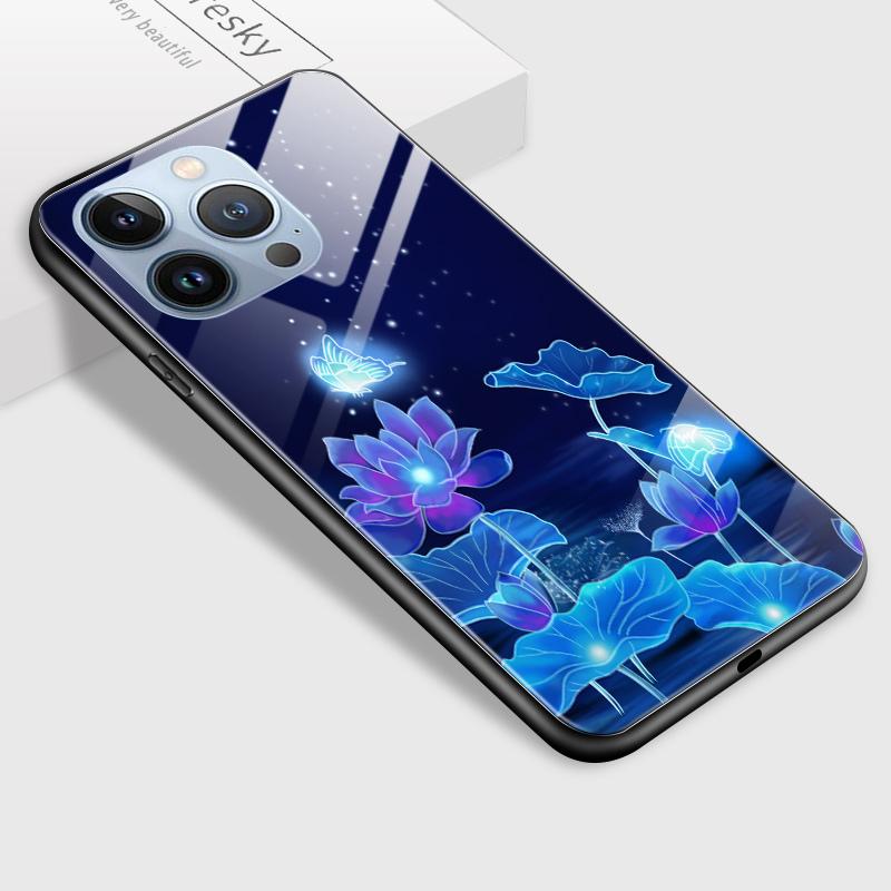 Tempered Glass Phone Case For Samsung A12 A16 A32 A53 S20FE S23 S25 Honor20 X6A 90Lite 9X Huawei Y9Prime2019 P30Lite Soft Edge Shockproof Smooth Shell