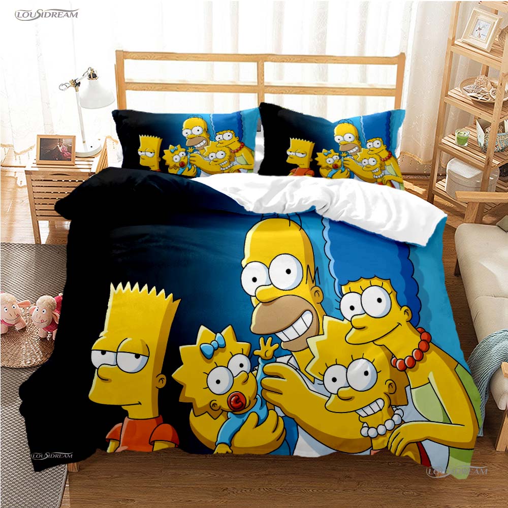 Comforter Carton Funny Casal All Season Comforter Bedding Sets Soft And S Teens Single/Double/Queen/King