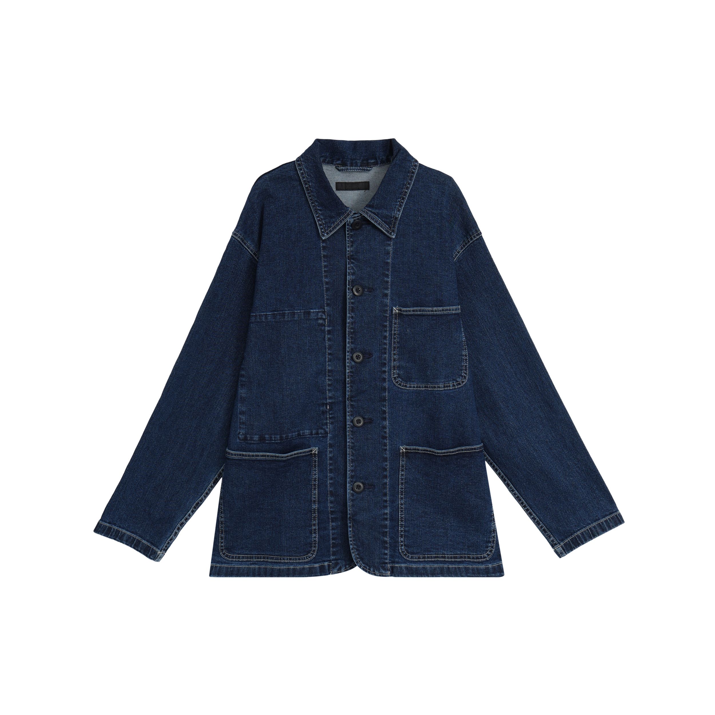 UNIQLO Solid Color Casual Denim Jacket