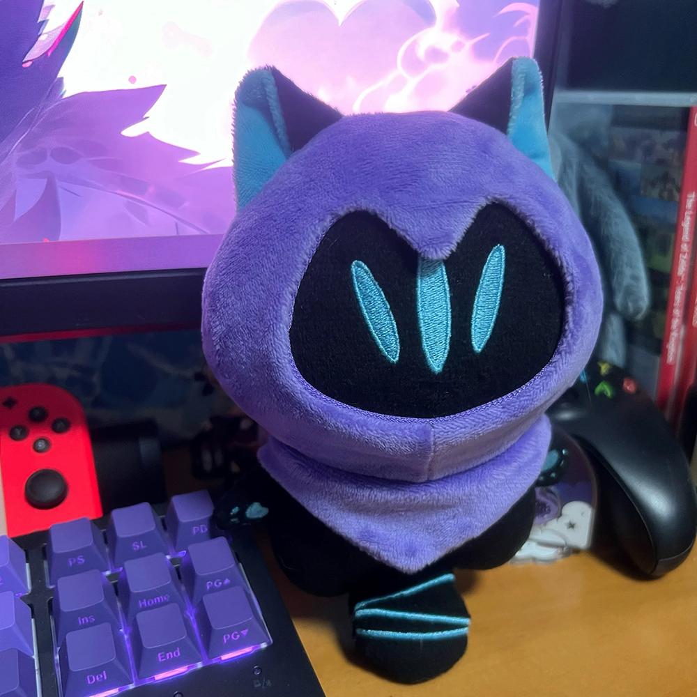 Portachiavi Cosplay Omen del Gioco VALORANT Peluche Carino Cartone Animato Bambola di Cotone Ripiena Portachiavi Zaino Decorazione di Halloween