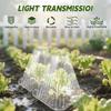 10/20/30Piece Transparent Bell-Shaped Plastic Greenhouse Plant Covers for Seedling Protection