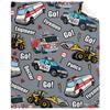 Firefighter Theme Printed Blanket for Sofa Bed Travel Camping Living Room Office Conditioning Blanket for All Seasons Gifts