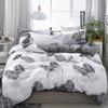 Washed Cotton Four-piece Set Spring and Autumn Quilt Cover Sheet Bed Single Three-piece Bedding Sets