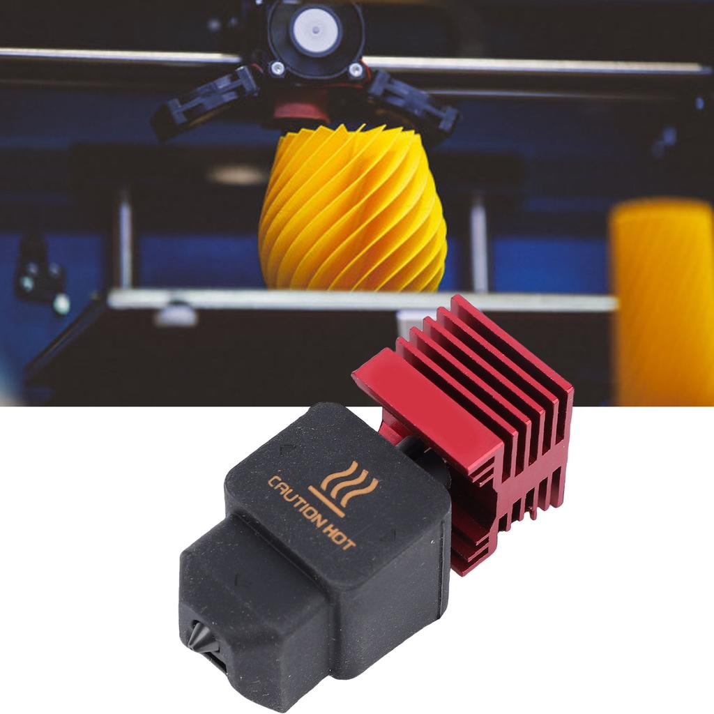 High  Hotend Replacement for Bambu  H2D Combo 3D Printer 0.6mm Nozzle Hot End with Red Heat Sink Block Hotend Replacement