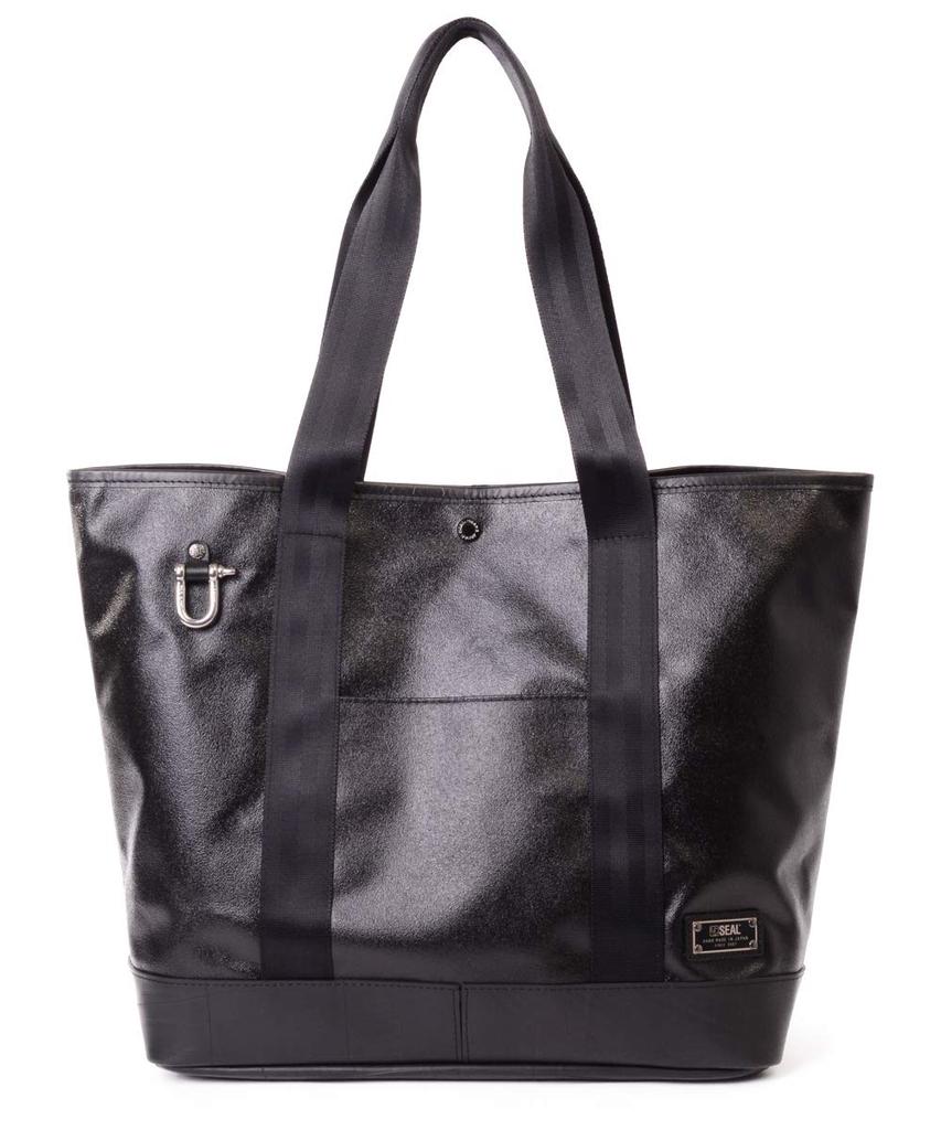 Morino Canvas X SEAL Urban Tote Bag Waterproof Durable 3WAY Tote Maritime Force Canvas Made In Japan Men's Self-Defense MS-031BK