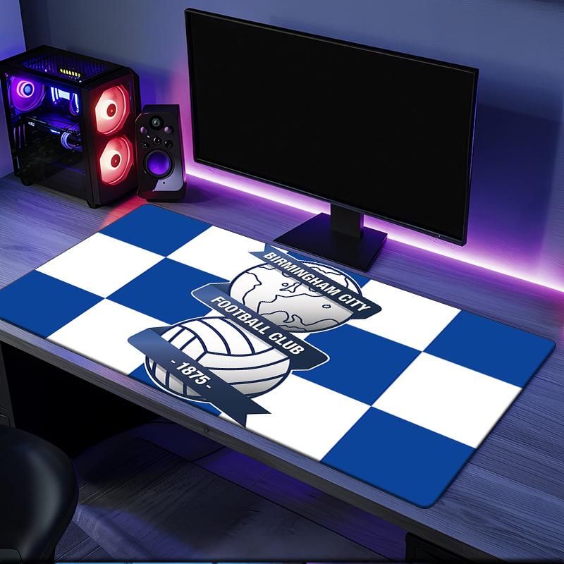 Birmingham City Football Club mouse pad, rubber base, esports desk mat, mouse pad for gamers and office use, gaming desk , easy to clean mat