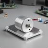 ThreePhase Brushless Motor Double Ball Bearing DC Low Electrical Potential BLDC