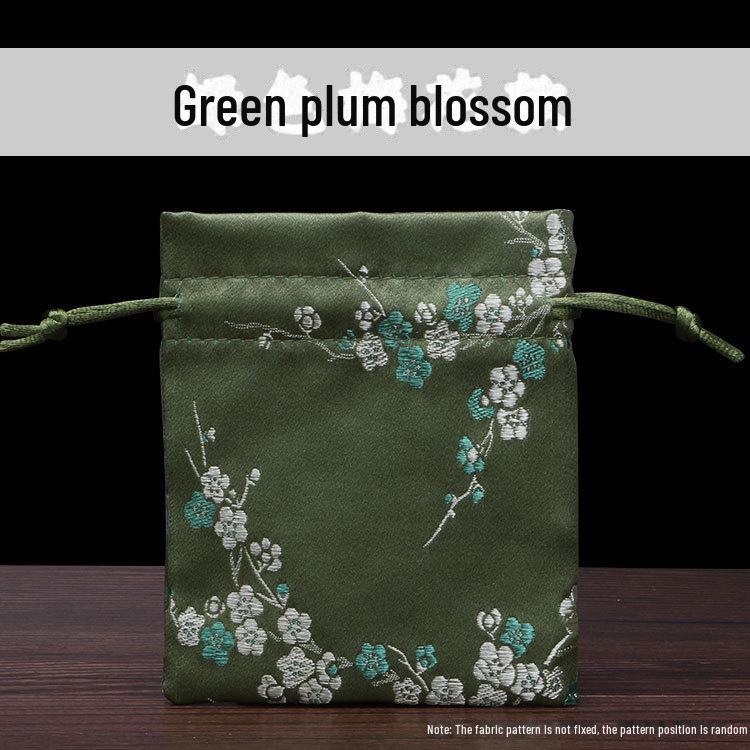 "Chinese Brocade Jewelry Drawstring Gift Bag"