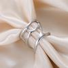 Cazador Adjustable Geometric Rings for Women Stainless Steel Punk Y2K Jewelry Gold Plated Open Finger Rings 2026 Trend