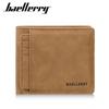 Men Fashion Short Wallets Vintage Design Bi-fold Card Holder Purse for Man Male Classic Money Packs Bags