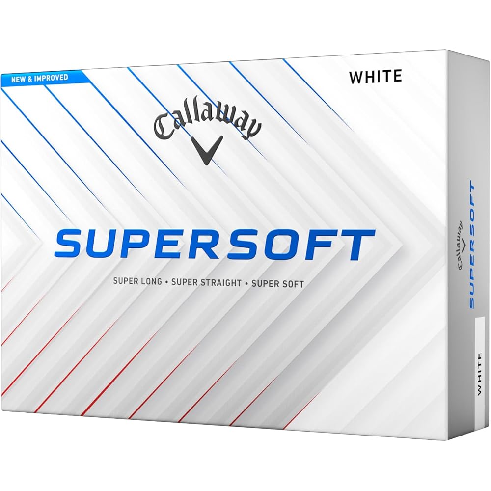 Callaway Supersoft Golf Balls 25 Pack 2-Piece Structure White