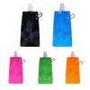 Collapsible Drinking Water Bags Foldable Sports Water Bottle Reusable Canteen with Clip for Outdoor Travel Sports Hiking Camping