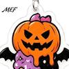 Graphic Acrylic Earrings 1 Pair Halloween 2D for Women, Spooky Pumpkin Skull Fashionable Holiday Jewelry Black Cat Dangle Drop Earrings, Gifts