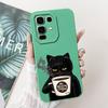 Für Infinix Note 50 Pro Plus Hülle Silikon Kawaii Niedliche Katze Lustig Bemalt Stoßstange Für Infinix Note 50 Pro+ Handyhülle X6856