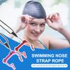 Freediving Swimming Nose Plugs With Anti Lost Strap For Adult Diving Beginners Training Professional Aluminum Alloy Waterproof
