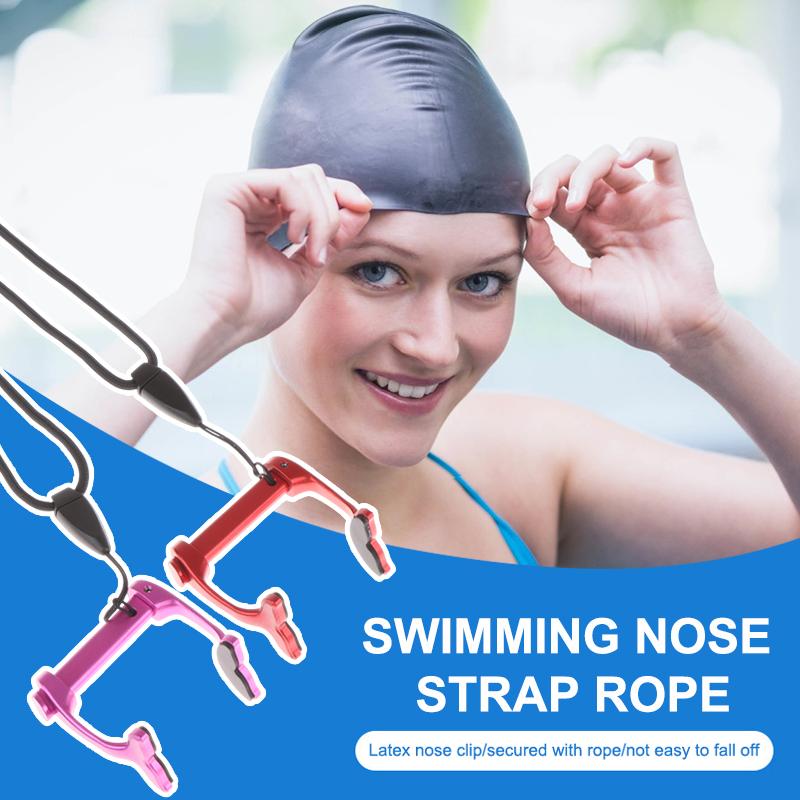 Freediving Swimming Nose Plugs With Anti Lost Strap For Adult Diving Beginners Training Professional Aluminum Alloy Waterproof