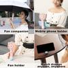 Handheld Personal Fan Holder Handheld Personal Fan Holder For Parasol Handheld Electric Fan Clip For Traveling Beach Camping