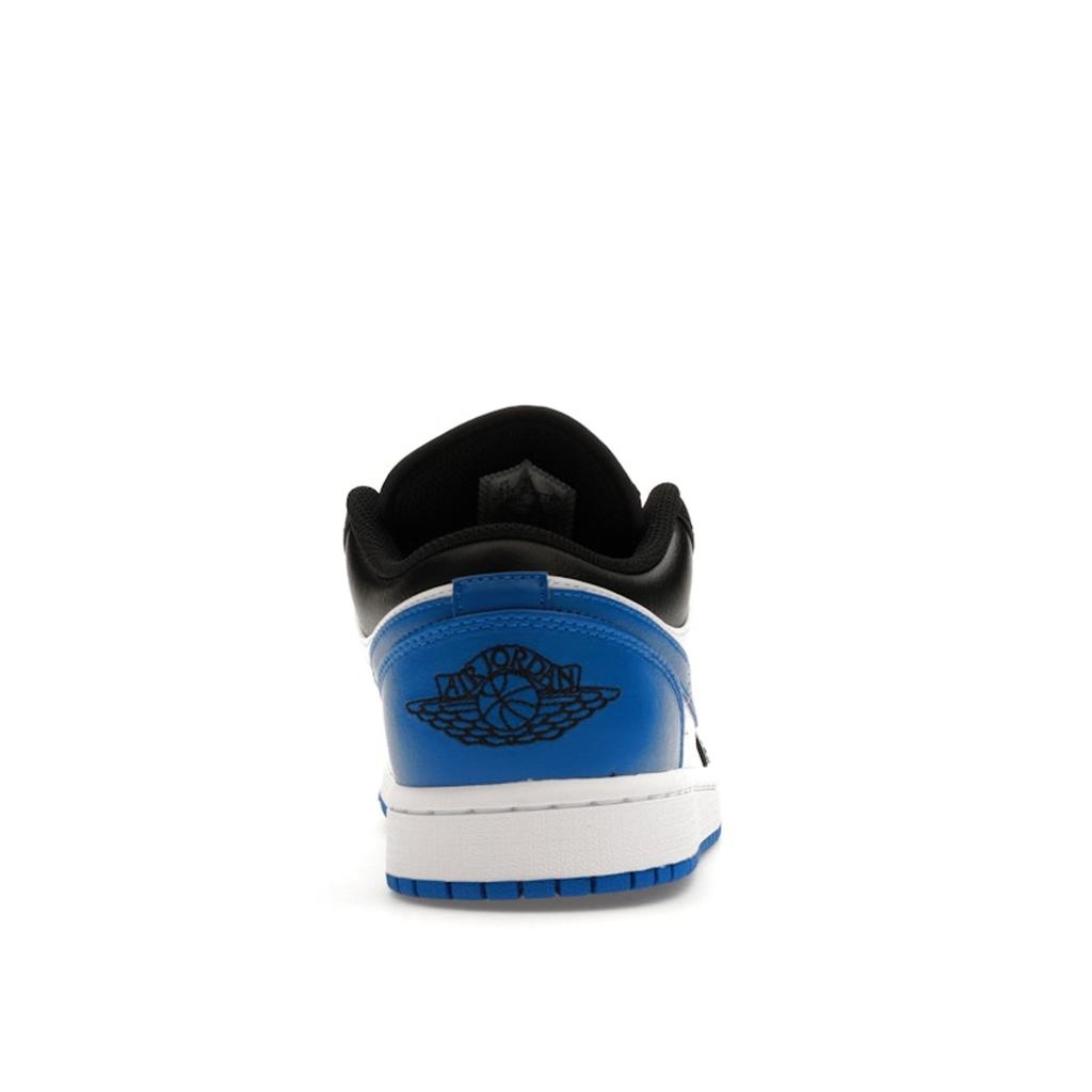 Air Jordan 1 Low Alternate Royal Toe Men Sneakers White Royal-Blue Black 553558-140