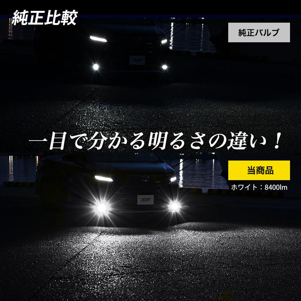 TOYOTA Genuine Fog Lamp, LED, 3,500 lm, White, Luminous, Fanless, Toyota VELENO 2 Bulb