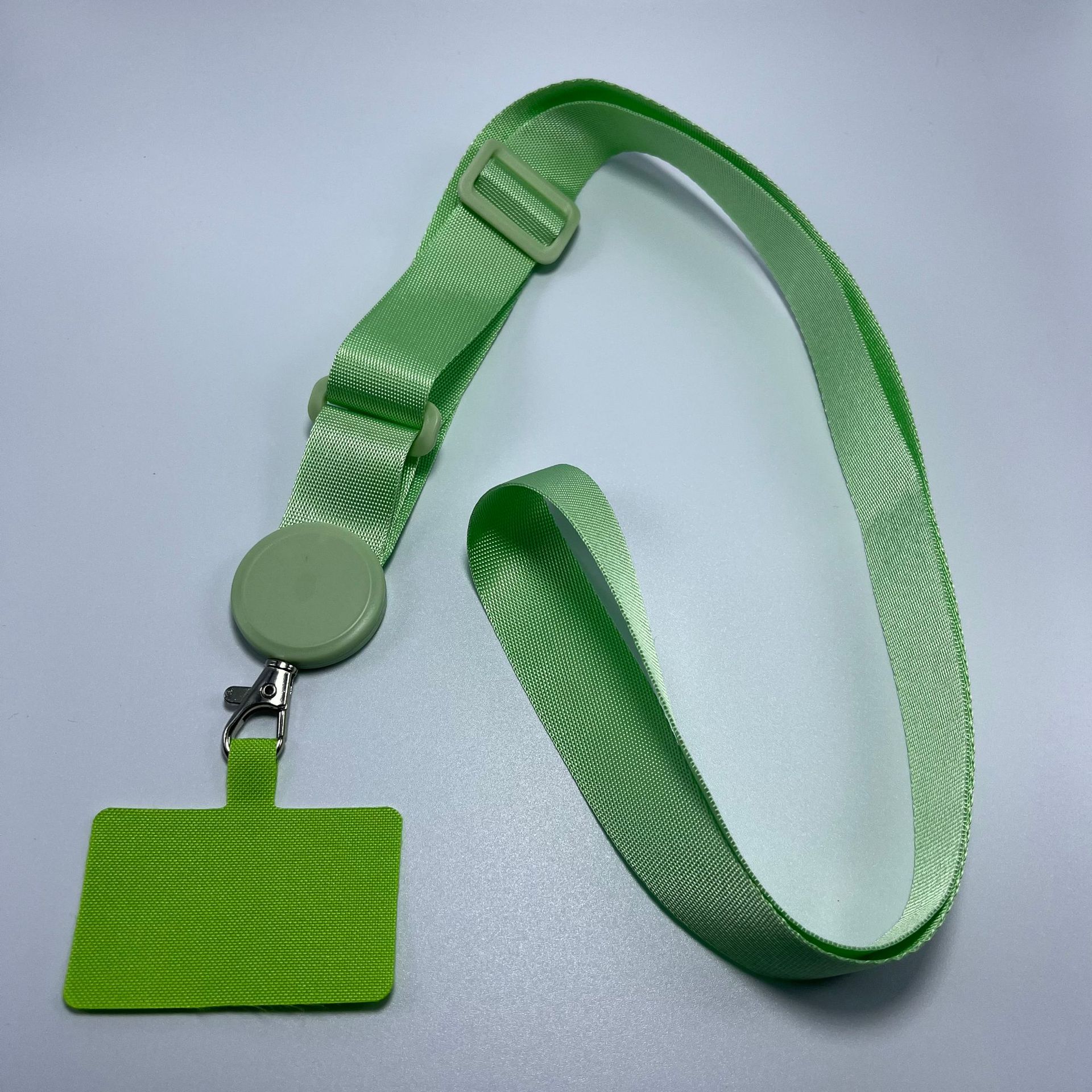 

Detachable Colorful Neck Cord Phone Safety Tether Keychain Chain Rope Universal Adjustable Phone Lanyard Anti-lost Lanyard Strap зелений
