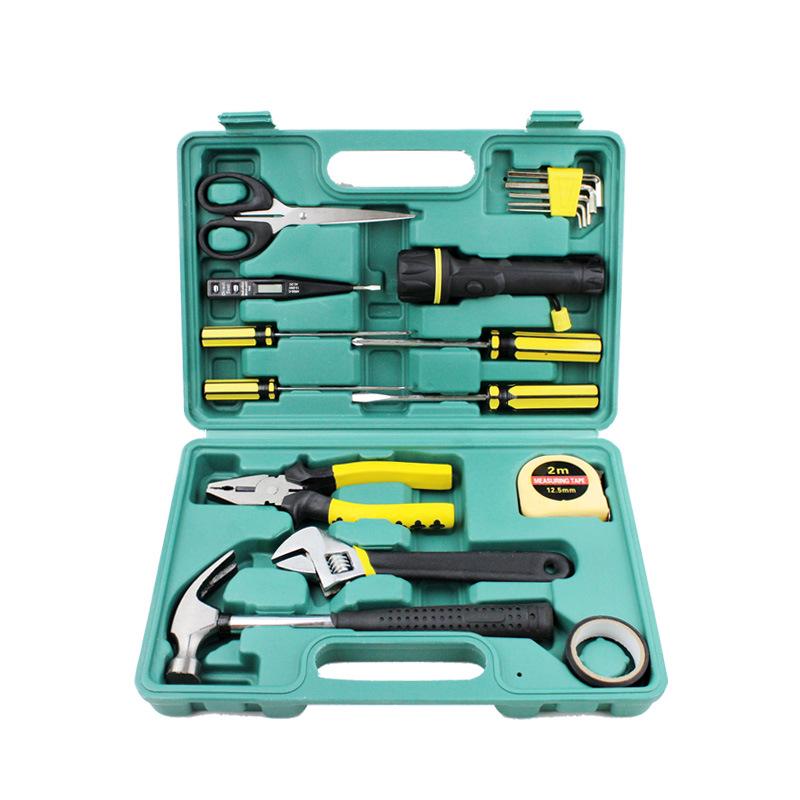Promotion 12-Piece Household Tool Set: Family Toolbox Essentials