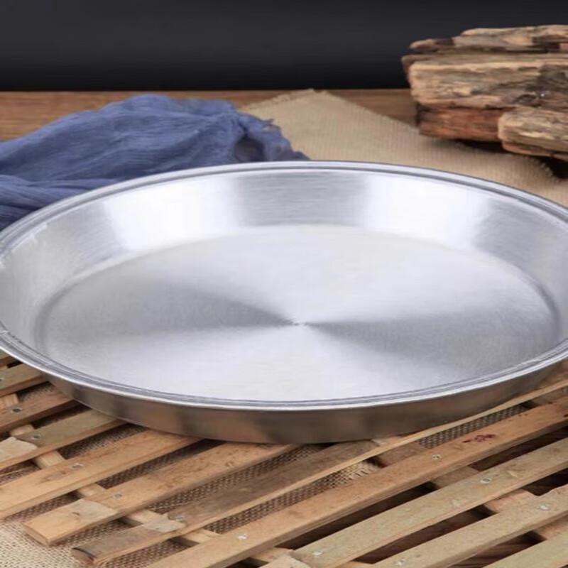 GOWKE 32cm Cast Iron Flat Bottom Pan