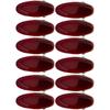 Alloy Encore Red Hair Clip Women's New Irregular Forehead Broken Hair Duckbill Clip Hair Accessories