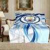 Manchester United Manchester City Pattern Blanket, Cozy Blanket for All-Season Comfort on Sofas, Beds, Office, Car, Camping and Travel