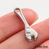 5pcs No Fade Tools Axe Wrench Sword Daily Supplies Charm Pendant For DIY Jewelry Making Accessories Keychain Earring Connectors