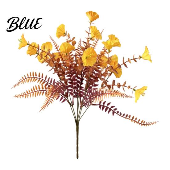 Realistische Künstliche Blumen Blumen Herbstdeko Eukalyptus Künstlich für Feiertag Prunkwinde Außenpflanzgefäße Lebensechte Blumengestecke Büro