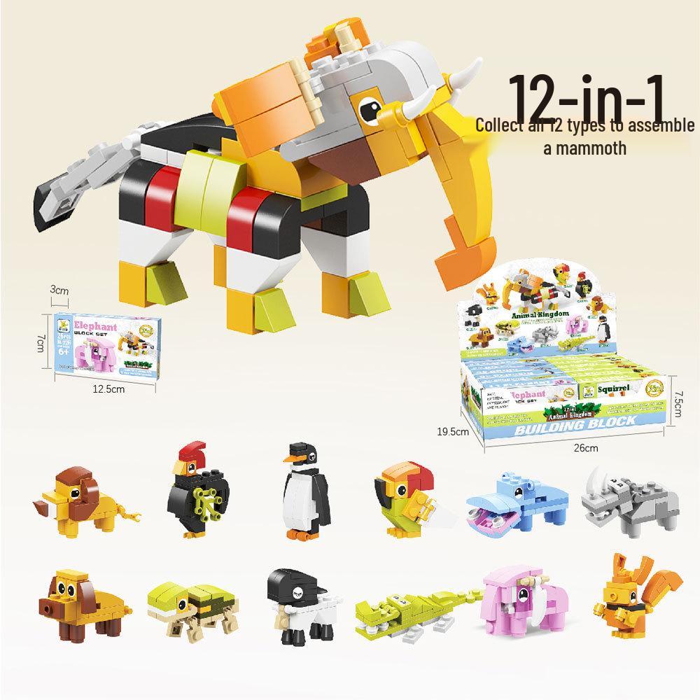 12 Zodiac Animal Building Blocks Compatible with Lego - Educational Toys for Kids