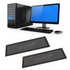 PC Fan Dust Filter Magnetic Frame Fine Mesh PVC Computer Fan Filter Grills for Computer Cooler Fan PSU 4.72x14.17in 2pcs