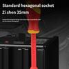 1000V Insulated Socket Screwdriver Multifunction Hexagonal Socket Wrench Special Electrical Safety Tool For Electrician