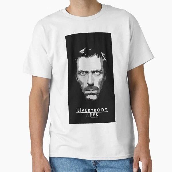 House Md Everybody Lies Classic TShirt Made In UsaAus TShirt S2xl S