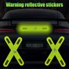 Car Rear Trunk Warning Reflective Stickers Auto Waterproof Reflective Strip For Volvo Rdesign T6 AWD C30 C70 S40 S60 S70 S80 S90