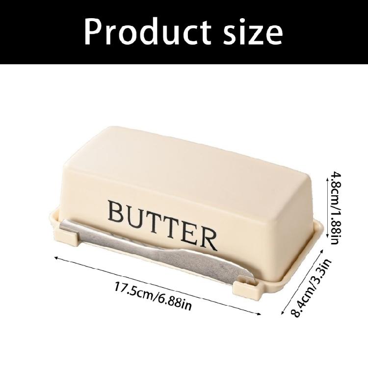 Butter Storage Container Builts In Slicers Airtights Seal Dishwasher Safe Refrigerator Accessory