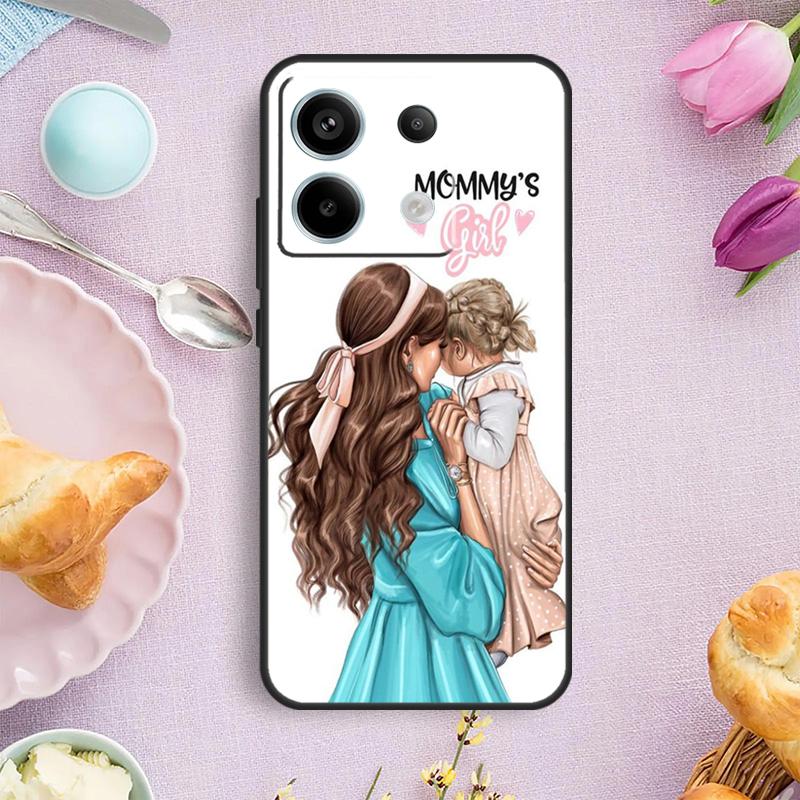 Baby Mom Girl Queen Case For Xiaomi Redmi Note 15 Pro Plus 10 11 12 13 14 Pro Cover For Redmi 14C 15C 12C 10C 13C