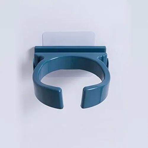 

1 шт., держатель для фена, органайзер для хранения, стойка, кронштейн, крючок, настенная подставка, держатели-колыбели, подвесные аксессуары для туалета и ванной комнаты синий