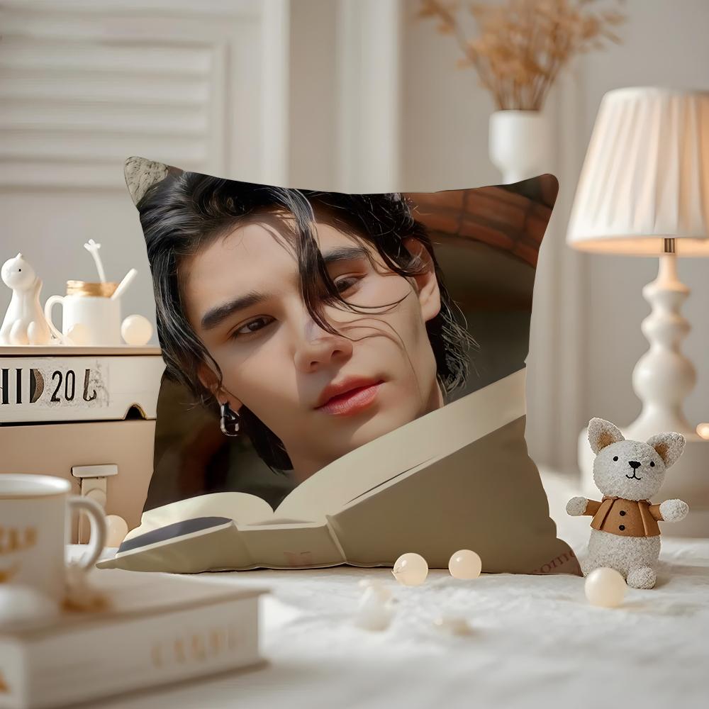 Jeff Satur Kissenbezug Musterbedruckter Kissenbezug für Wohnzimmer Sofakissenbezug & Schlafzimmerdekoration