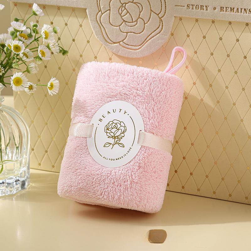 Hand Towel Can Be Hung with Hand Towel Coral Velvet Absorbent Wedding Return