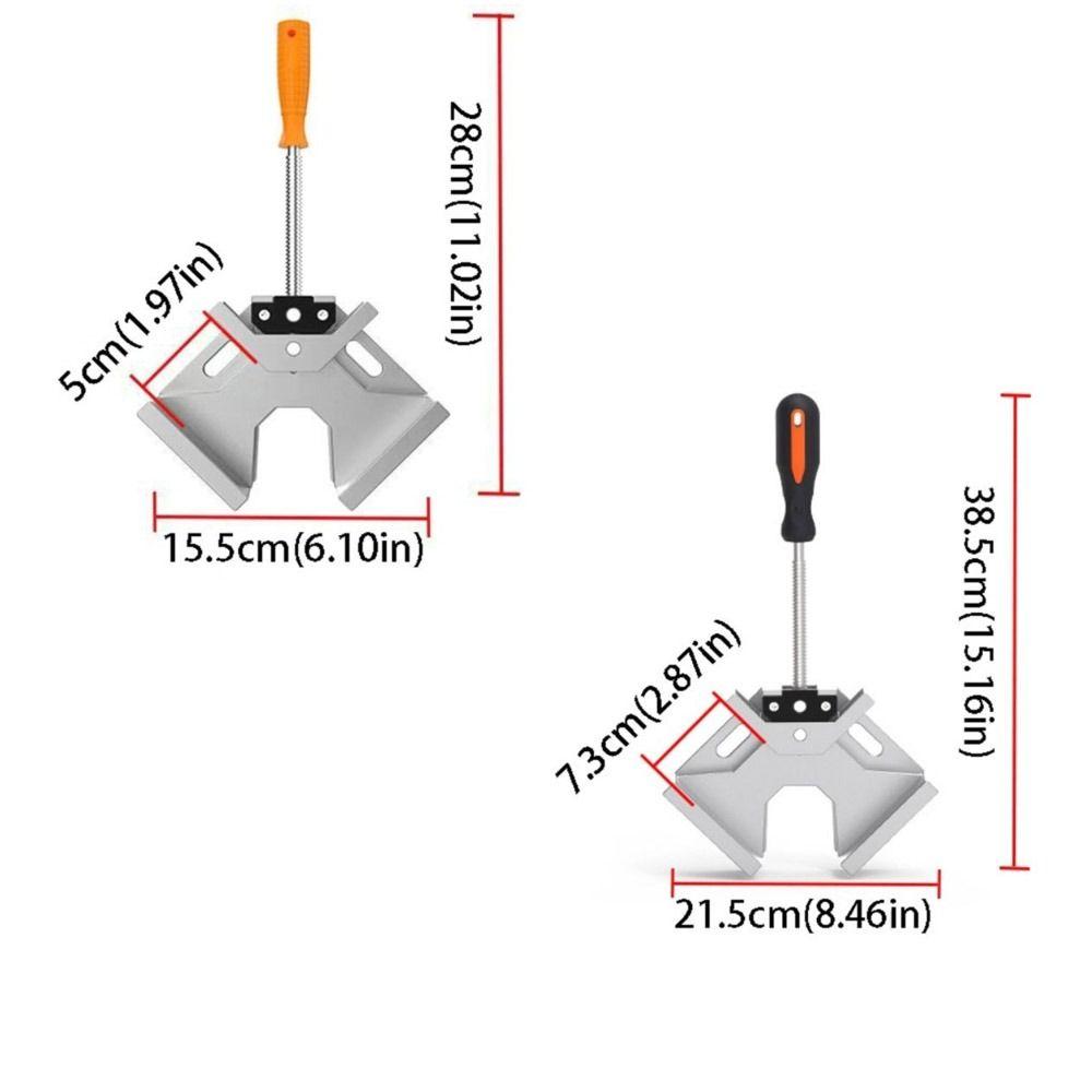 Adjustable Swing Jaw Right Angle Clamps Right Angle Design Woodworking Clamps  Wood Fixing