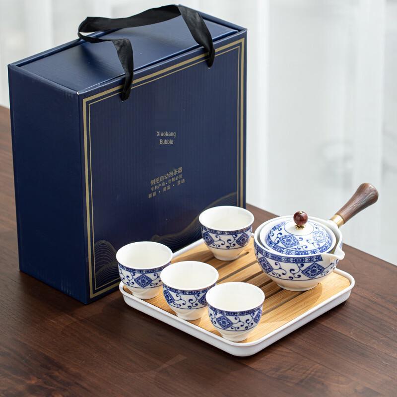 Mingzhanxuan Ceramic Auto-Brew Travel Tea Set