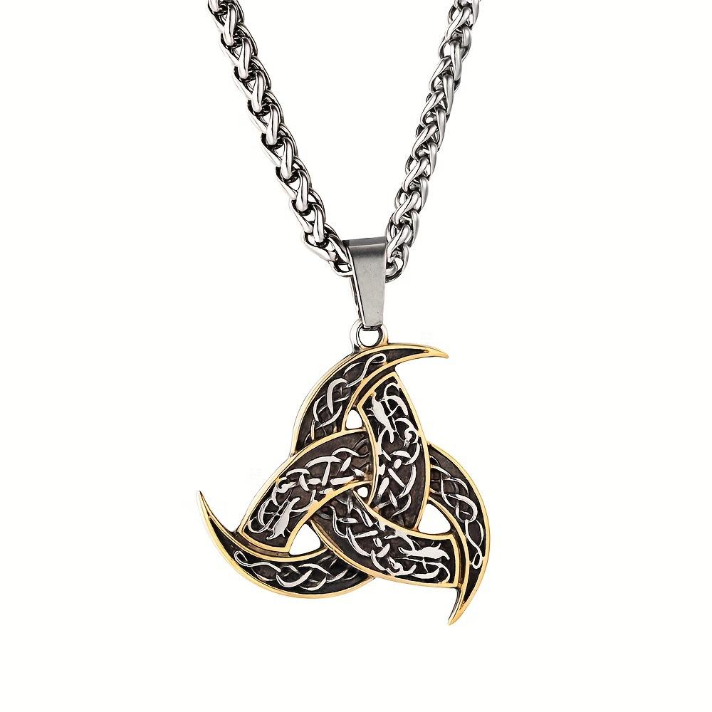 Cross Border Hot Selling Nordic Viking Necklace Legend Odin Corner Dragon Pendant Talisman Accessories