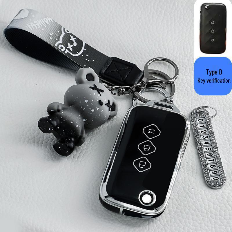 Key Case Shell for Wuling Hongguang MiniEV Macaron 2022 - GAMEBOY GB Design